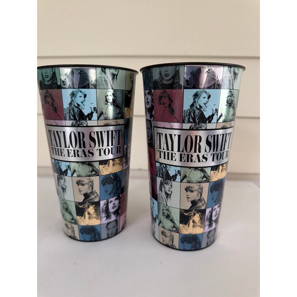 Taylor Swift Eras Tour AMC Limited Edition Large Cups Set of 2